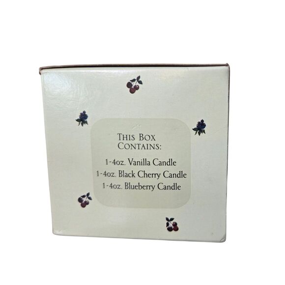 Candle Collection Gift Set Candles Candle-lite Vanilla Blueberry Black Cherry - Picture 5 of 6